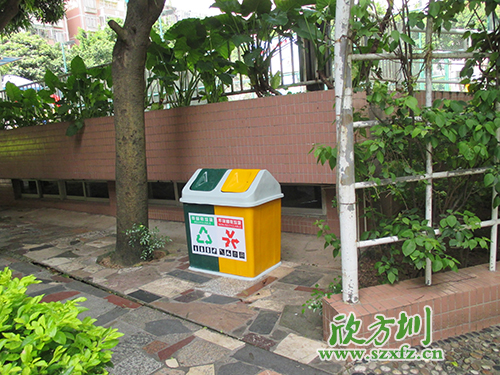 炎炎夏季，玻璃鋼垃圾桶為清遠(yuǎn)市街道帶來點(diǎn)點(diǎn)綠意