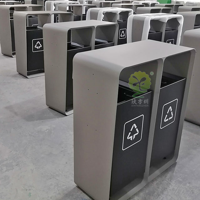 提升公共空間品質(zhì)，深圳金屬垃圾桶助你一臂之力