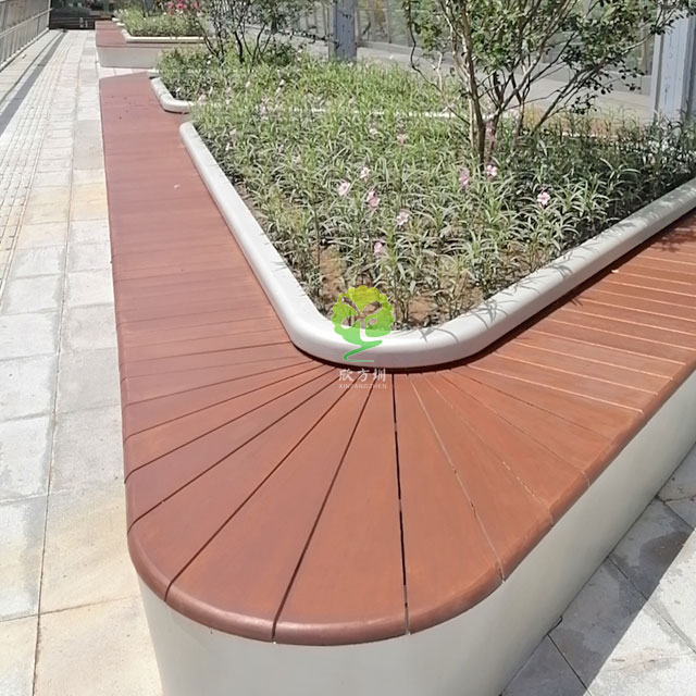不銹鋼花池坐凳美化深圳前?？缃止珗@G9天橋城市戶外景觀