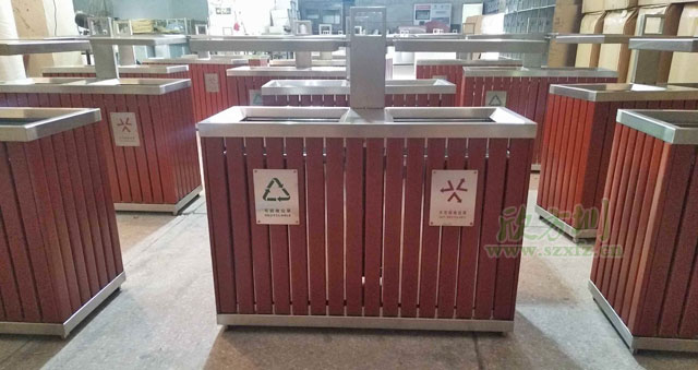 鋼木戶(hù)外垃圾桶可解決龍興古鎮(zhèn)配備不足